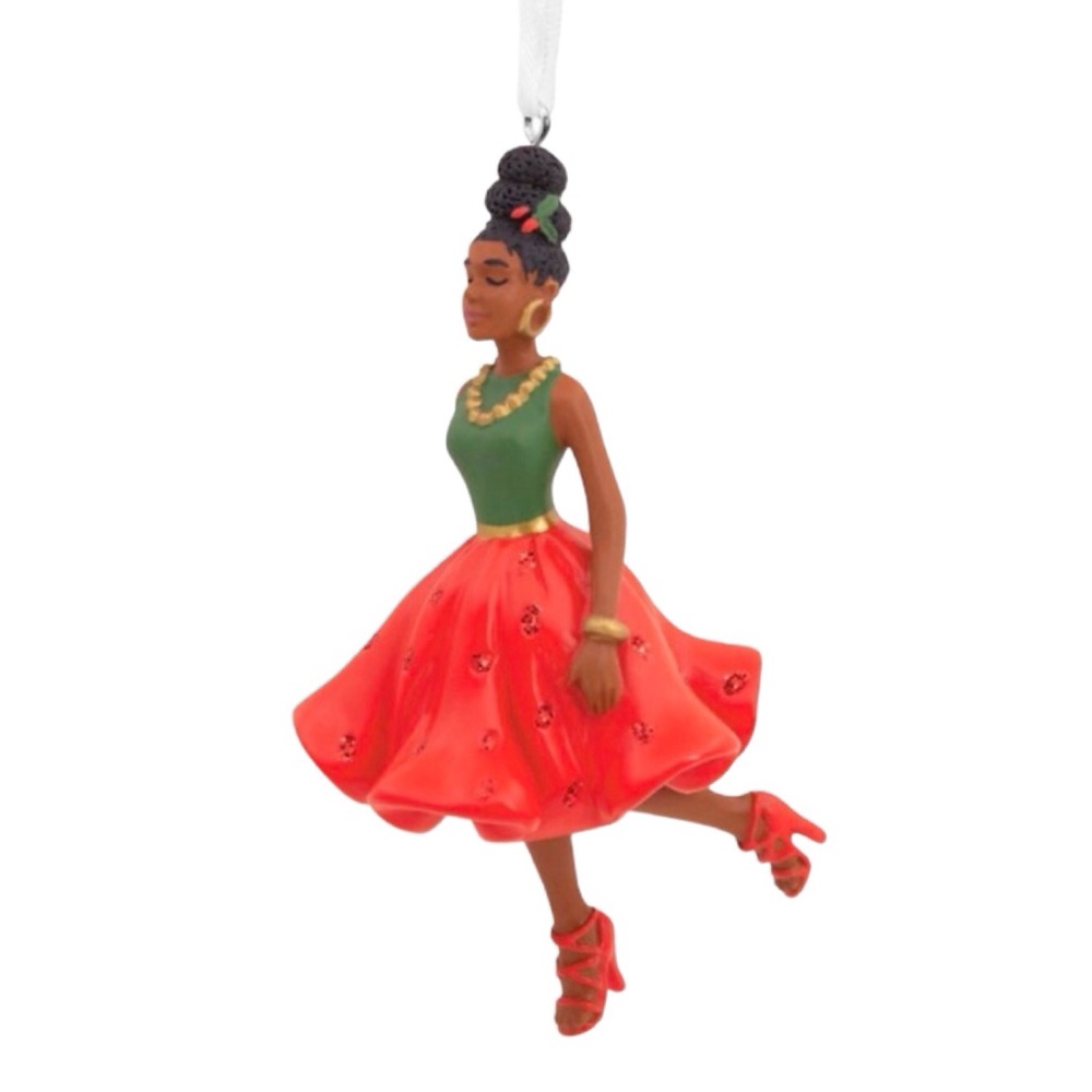 Hallmark Mahogany “Fashion Woman” Christmas Ornament (NWT)